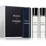 Chanel Bleu de toaletna voda "zasuči in razprši" 3x20 ml za moške