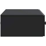 Stolna montirana na zid Crna 87,5 x 34,5 x 17 cm | shoptok.hr