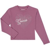 Guess Majice z dolgimi rokavi MIDI LS T-SHIRT Rožnata Cene