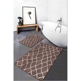 Mila Home Rjave žametne kopalniške preproge v kompletu 2 ks 60x100 cm – | Shoptok.si