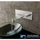  Raskošna kupaonska armatura za umivaonik od kaljenog stakla i kroma | Slavina EYN 0359<span> - </span>Krom Cijene