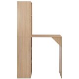  Barski stol s ormarićem boja hrasta 115 x 59 x 200 cm | shoptok.hr