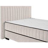 MID.YOU POSTELJA Z VZMETNICO 140 cm x 200 cm , tekstil, leseni material bež | Shoptok.si