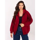 RELEVANCE Sweatshirt-RV-BL-A911.22-burgundy | Shoptok.si
