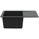  Umivalnica Črna 560 x 460 mm 80% Kvarc in 20% Smola, (5000160160) | Shoptok.si