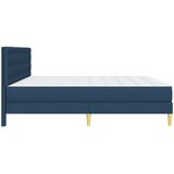  Okvir kreveta s madracem Plava 200 x 200 cm tkanina | shoptok.hr