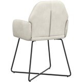  Trpezarijske stolice 6 pcs Baršun Krem 55 x 50 x 84 cm | Eponuda.com