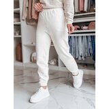 DStreet Spodnie damskie dresowe SWAN ecru | Shoptok.si