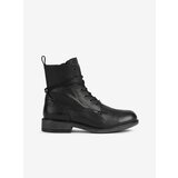 Geox Black Women Leather Ankle Boots Catria - Women Cijene