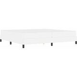  Krevetna konstrukcija Čista bijela 200 x 200 cm tkanina | Eponuda.com