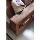 Miuform Rjava raztegljiva kotna sedežna garnitura iz umetnega usnja (levi kot) Lofty Lilly – | Shoptok.si