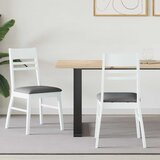  Trpezarijske stolice 2 pcs Bijelo 43 x 54 x 89 cm Cene