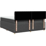  Krevet s oprugama i madracem tamnosivi 200 x 200 cm od tkanine | shoptok.hr