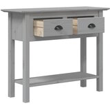  Konzolni stol BODO sivi 91 x 35 x 74 cm od masivne borovine | shoptok.hr