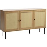 Unique Furniture Niska komoda u dekoru hrasta u prirodnoj boji 140x80 cm Pensacola – | shoptok.hr