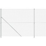  Žičana ograda s prirubnicom srebrna 1 6 x 10 m | shoptok.hr