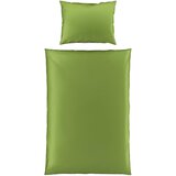 Esposa obojestranska posteljnina uni satin 140/200 cm saten zelena | Shoptok.si