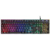 DELTACO GAMING Tipkovnica DK220 Membranska RGB, 25 Anti-ghosting Tipki, Crna | shoptok.hr