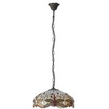 Endon 70824 - Luster na lancu Tiffany DRAGONFLY 3xE27/60W/230V prečnik 41 cm | Eponuda.com