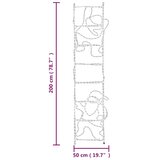  Sklopivi Djed Mraz na ljestvama s 552 LED žarulje 50 x 200 cm | Eponuda.ba