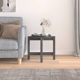  Stolić za kavu sivi Ø 52,5x45 cm od masivne borovine | shoptok.hr