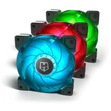 Ventilador Caja Hummer H-Sync RGB 120 mm Pack 3, (21407025)