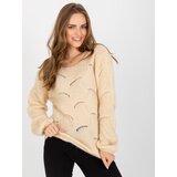 Och Bella Sweater-TW-SW-BI-9030.08-beige | Shoptok.si