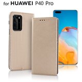  Preklopna futrola za Huawei P40 Pro - zlatna | shoptok.hr
