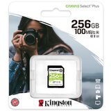 Kingston spominska kartica canvas select plus sdxc class 10 uhs-i U1, 256 gb | Shoptok.si