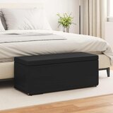  Stolica Crna 101 x 41 x 40 cm Umjetna Koža i Fino Radeći Drvo | shoptok.hr