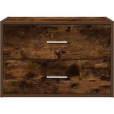  Ormarić s 2 ladice boja hrast 60x31x40 cm konstruirano drvo Smeđa | shoptok.hr