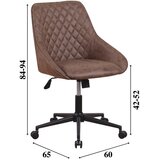 MID.YOU VRTLJIVI STOL tekstil zelena | Shoptok.si