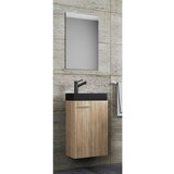 MID.YOU kopalnica za goste slito, hrast sonoma, 3-Delno | Shoptok.si