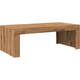 Maison Chic Klubska mizica - kavna mizica - Nizka mizica artisan hrast 102x50x35 cm inženirski les, (21753764) | Shoptok.si