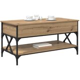  Kava Stol Umjetnički hrast 100 x 50 x 50 cm Konstruirano drvo | shoptok.hr