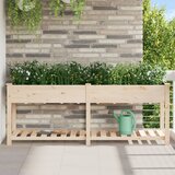 vidaXL Sadilice i sadnice Svijetlo drvo Drvo Velike Sadilice | shoptok.hr