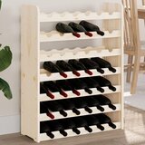 vidaXL Stalak za vino 67 5x25x87 cm od masivne borovine Cijene