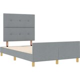  Krevetna konstrukcija Svjetlosiva 120x190 cm Tkanina | shoptok.hr