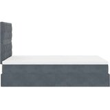  Okvir kreveta s madracima tamnosivi 120x200 cm baršunasti | shoptok.hr
