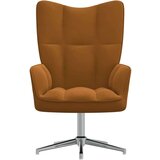  Stol za sproščanje rjav žamet, (20934738) | Shoptok.si