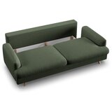 Micadoni Zelena raztegljiva/s prostorom za shranjevanje sedežna garnitura 233 cm Naomi – | Shoptok.si