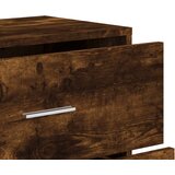  Komoda 2 kom boja dimljenog hrasta 60x31x84cm konstruirano drvo | shoptok.hr