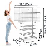Massido 686300 vješalica za odjeću crna | shoptok.hr