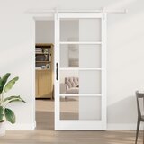 vidaXL Klizna vrata s hardverom set bijela 93x211 cm čvrstog drvenog borovine Cijene