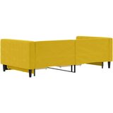  Dnevni krevet na razvlačenje s ladicama žuti 100x200 cm baršun | shoptok.hr