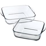 Toninelli Pasabahce 2 Set Square casserole posuda 3200 cc 1950 cc (159028) 1017168 | shoptok.hr
