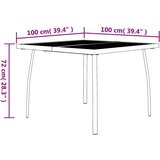  Jedilna garnitura 5-delna antracitno jeklo | Shoptok.si