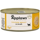  Varčno pakiranje Applaws v bujonu 24 x 70 g - Piščančje prsi | shoptok.hr