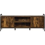  TV ormar 133 x 33 x 50 cm Dimljeni hrast Konstruirano drvo | shoptok.hr