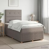  Boxspring krevet s madracem Sivosmeđa 120 x 200 cm Tkanina | shoptok.hr